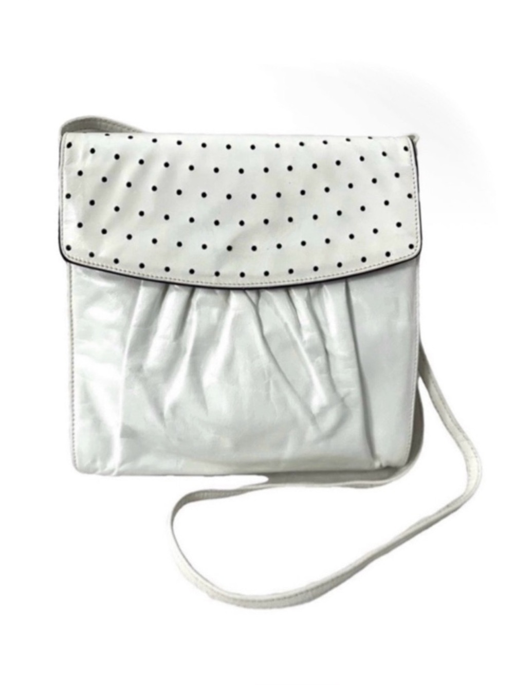 Salvatore Ferragamo Vintage Convertible with Polka Dot Flap Leather